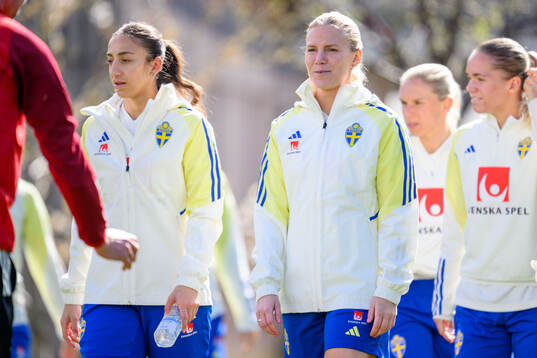 Rusul Rosa Kafaji and Josefine Rybrink of Sweden of the