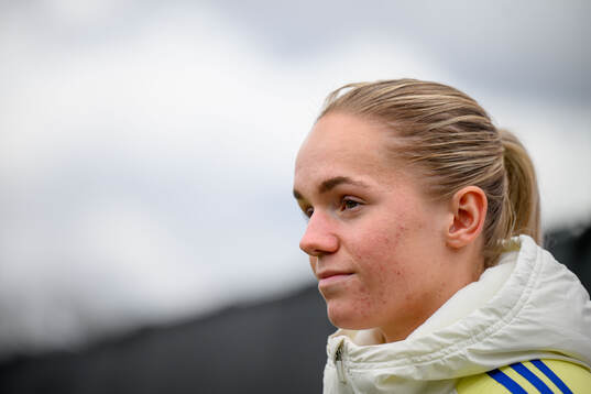 Hanna Lundkvist of Sweden of the Swedish women's national