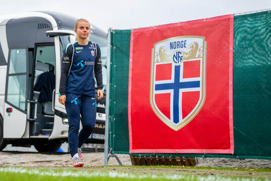 Emilie Woldvik of the Norwegian women's national football
