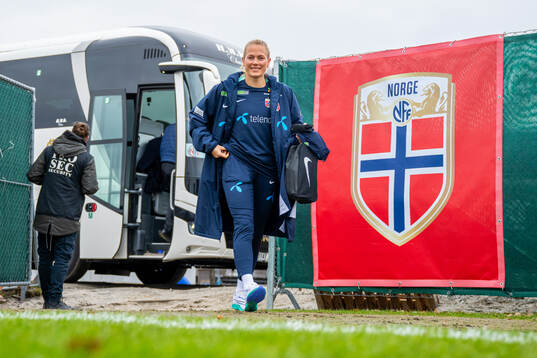 Guro Bergsvand of the Norwegian women's national football