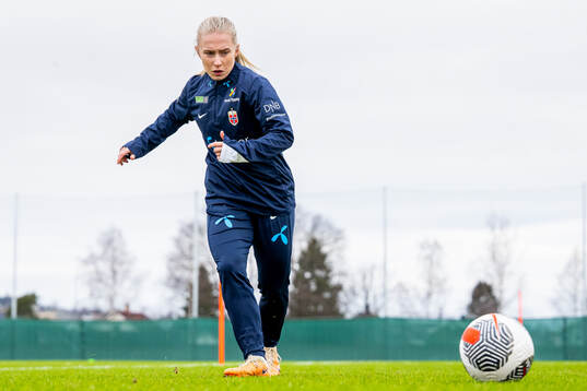 Thea Bjelde of the Norwegian women's national football team
