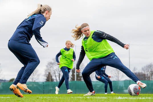 Signe Gaupset of the Norwegian women's national football