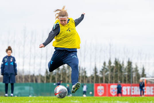 Signe Gaupset of the Norwegian women's national football