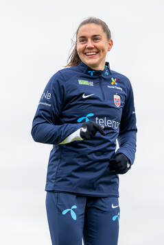 Vilde Bøe Risa of the Norwegian women's national football