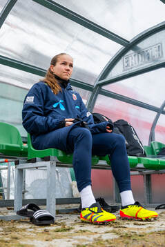 Guro Reiten of the Norwegian women's national football team