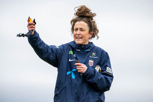 Frankie Hunter, fitness coach of the Norwegian women's
