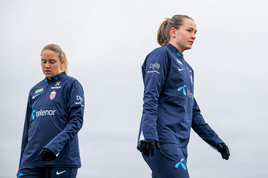 Lisa Naalsund and Elisabeth Terland of the Norwegian