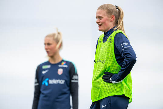 Mathilde Harviken of the Norwegian women's national