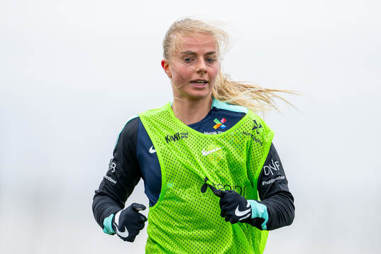 Emilie Woldvik of the Norwegian women's national football