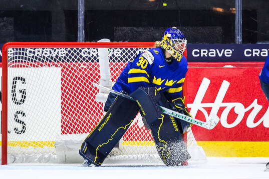 Goaltender Emma Söderberg of Sweden