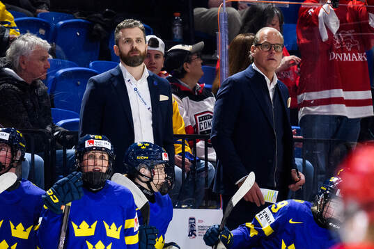 Head coach Ulf Lundberg and Assistant coach Andreas