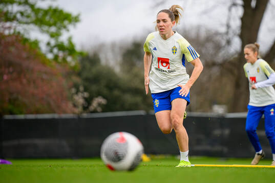 Elin Rubensson of Sweden of the women's national football