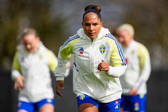 Madelen Janogy of Sweden of the women's national football