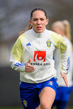 Elin Rubensson of Sweden of the women's national football