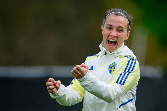 Julia Zigiotti Olme of Sweden of the women's national