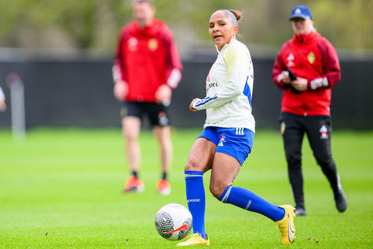 Madelen Janogy of Sweden of the women's national football