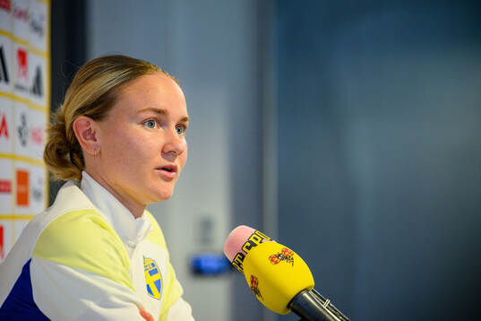 Matilda Vinberg of Sweden of the women's national football
