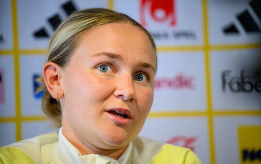 Matilda Vinberg of Sweden of the women's national football