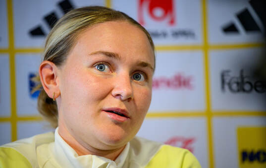 Matilda Vinberg of Sweden of the women's national football