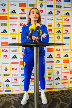 Kosovare Asllani of Sweden of the women's national football