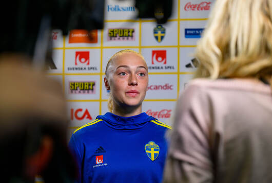 Hanna Bennison of Sweden of the women's national football