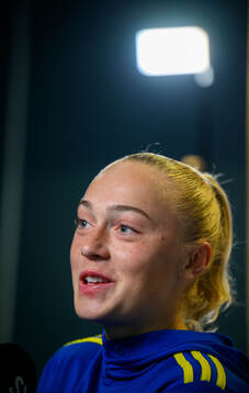 Hanna Bennison of Sweden of the women's national football