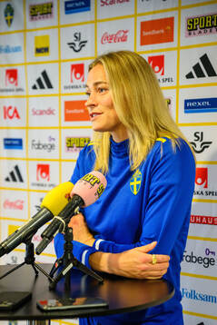 Fridolina Rolfö of Sweden of the women's national football