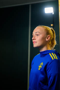 Hanna Bennison of Sweden of the women's national football