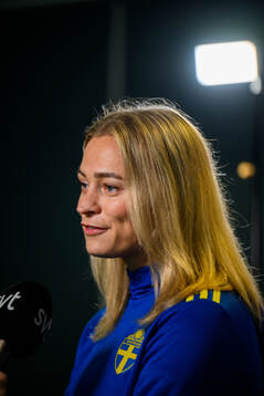 Fridolina Rolfö of Sweden of the women's national football