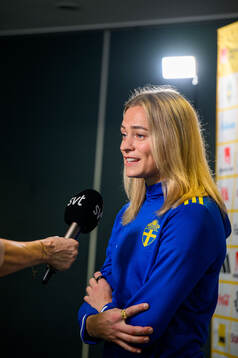 Fridolina Rolfö of Sweden of the women's national football