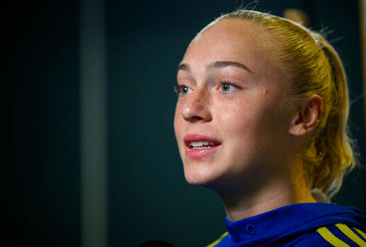 Hanna Bennison of Sweden of the women's national football