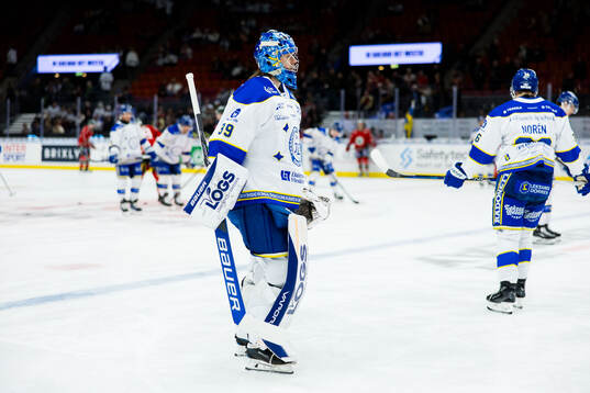 Leksands målvakt Filip Larsson