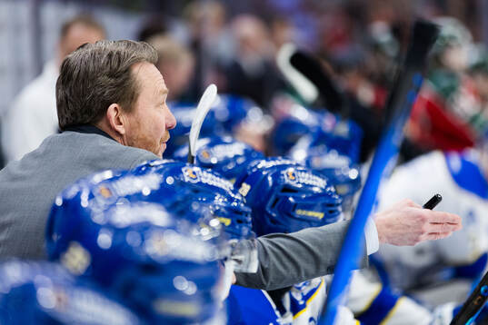 Leksands tränare Charles Berglund