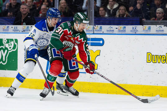 Leksands Lukas Vejdemo och Frölundas Nicklas Lasu