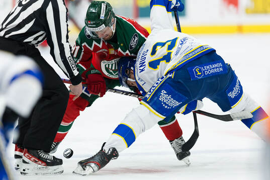 Frölundas Nicklas Lasu och Leksands Jon Knuts