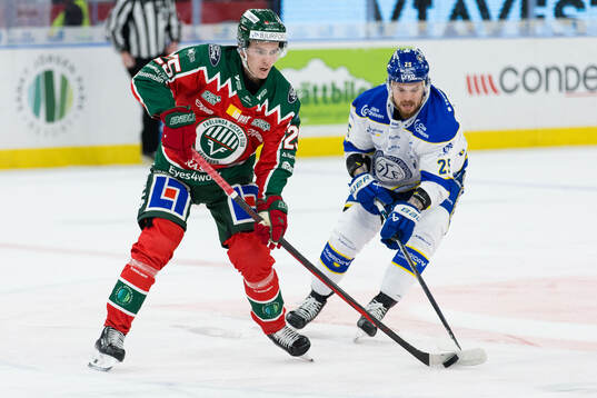 Frölundas Pontus Johansson och Leksands Lucas Elvenes
