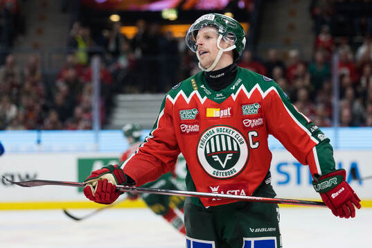 Frölundas Max Friberg deppar