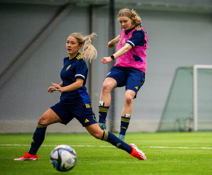 Novalie Jensen och Hannah Sjödahl