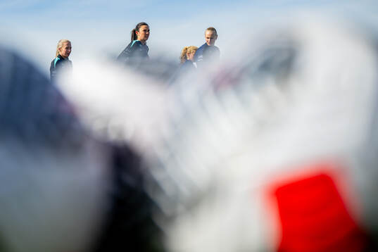 Thea Bjelde, Ingrid Syrstad Engen and Karina Sævik of the