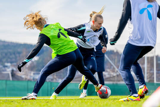Karina Sævik of the Norwegian women's national football