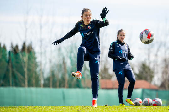 Vilde Bøe Risa of the Norwegian women's national football