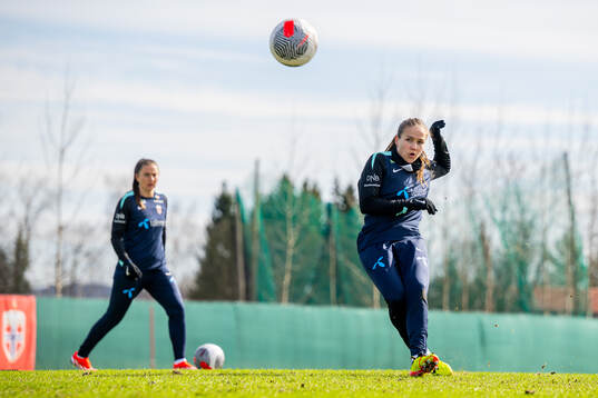 Guro Reiten of the Norwegian women's national football team