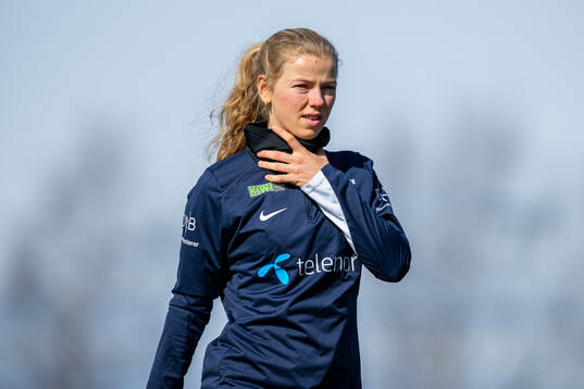Justine Kielland of the Norwegian women's national football
