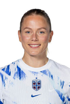 Guro Bergsvand of the Norwegian women's national football