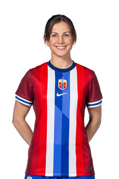 Tuva Hansen of the Norwegian women's national football team