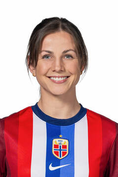 Tuva Hansen of the Norwegian women's national football team