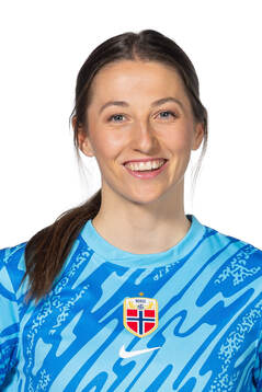 Goalkeeper Cecilie Fiskerstrand of the Norwegian women's