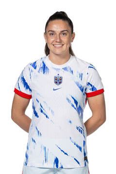 Vilde Bøe Risa of the Norwegian women's national football