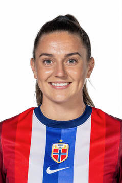 Vilde Bøe Risa of the Norwegian women's national football