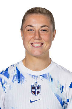Sophie Román Haug of the Norwegian women's national